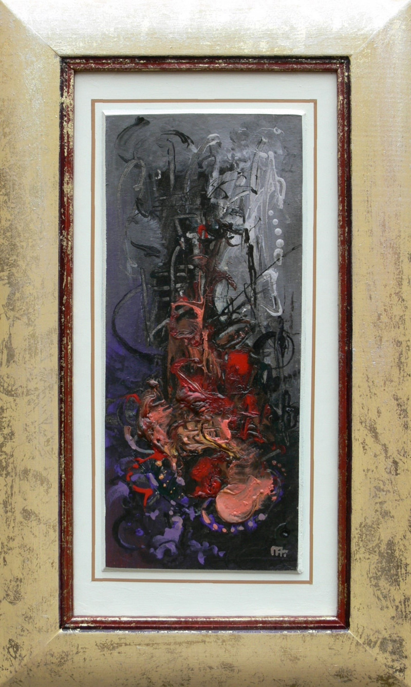 Arūnas Miliukas tapytas paveikslas Abstrakcija, Abstrakti tapyba , paveikslai internetu