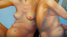 Adam and Eve original painting by Arnoldas Švenčionis. Nude