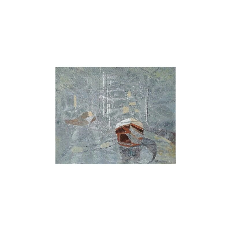 Vaclovas Vekerotas tapytas paveikslas Rūkas, Peizažai , paveikslai internetu