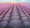 Lavender Fields original painting by Viktorija Labinaitė. Oil painting