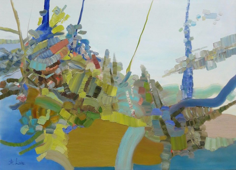 Rūta Levulienė tapytas paveikslas Peizažas, Abstrakti tapyba , paveikslai internetu