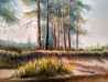 Ričardas Bidva tapytas paveikslas Prie upės skardžio, Peizažai , paveikslai internetu