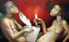 Arnoldas Švenčionis tapytas paveikslas Meistras ir Margarita, Aktas , paveikslai internetu