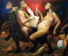 The Master And Margarita original painting by Arnoldas Švenčionis. Nude
