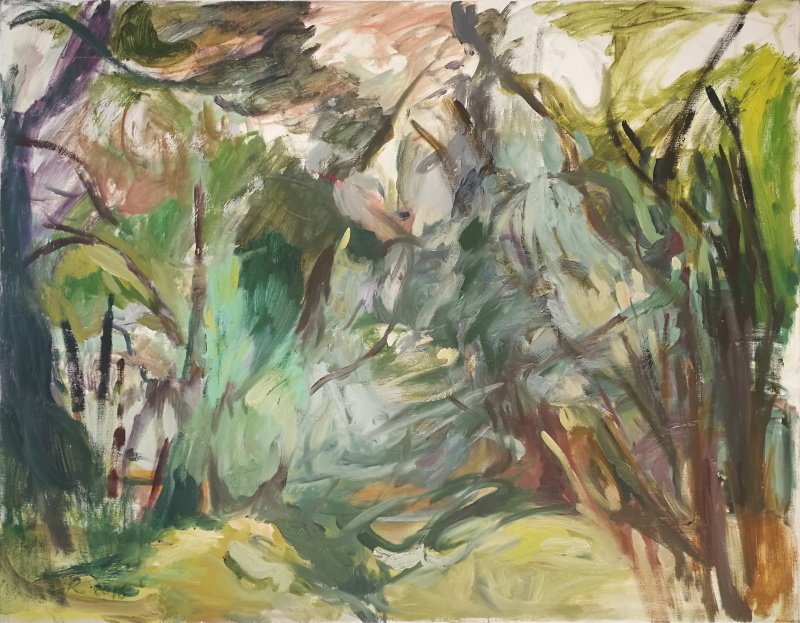 Rūta Eidukaitytė tapytas paveikslas Žalias rytas, Ekspresija , paveikslai internetu