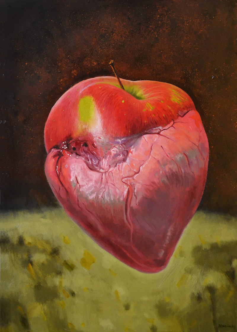 Artūras Braziūnas tapytas paveikslas Rojaus obuolys, Išlaisvinta fantazija , paveikslai internetu