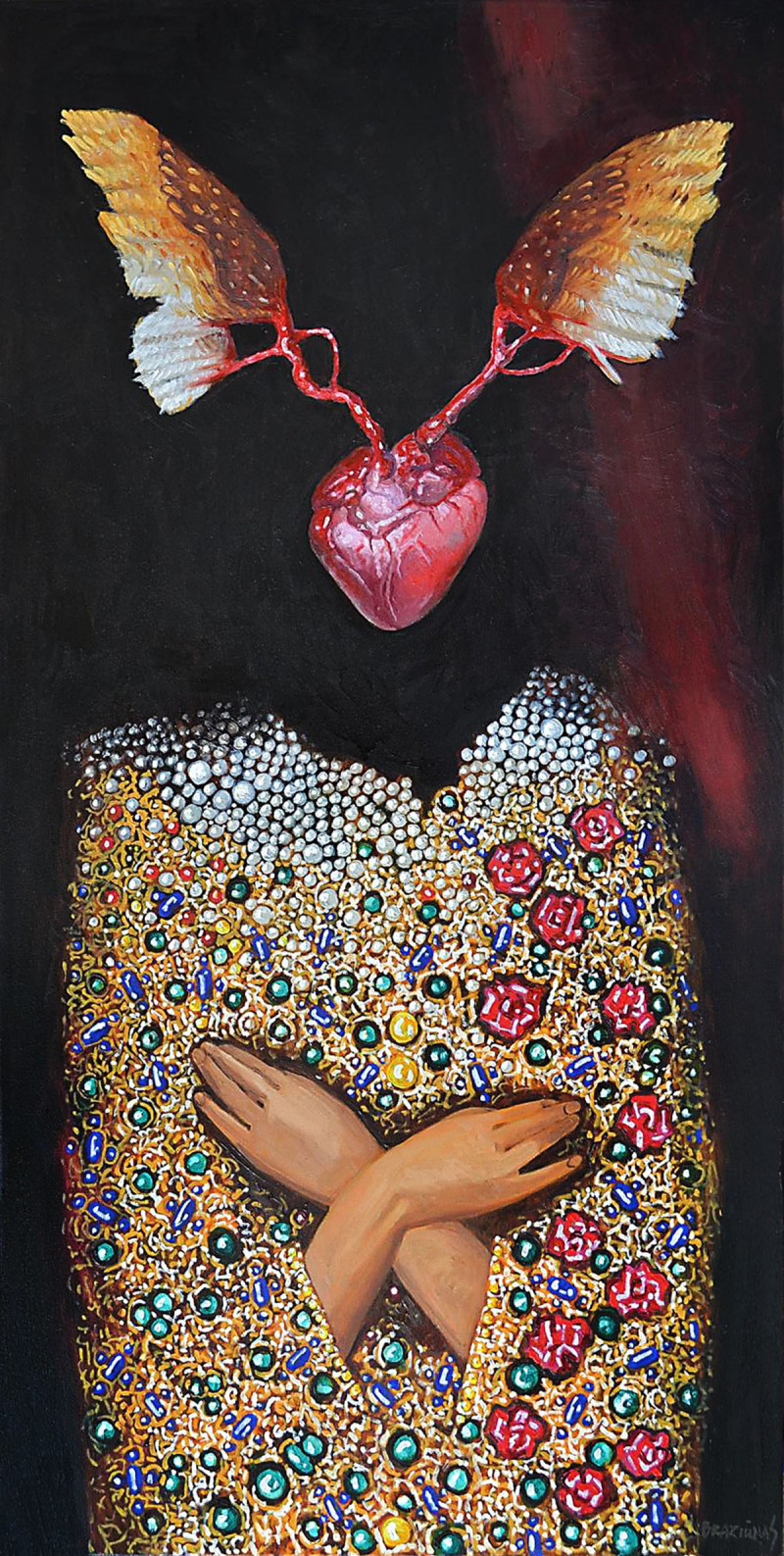 My Heart original painting by Artūras Braziūnas. Freed Fantasy