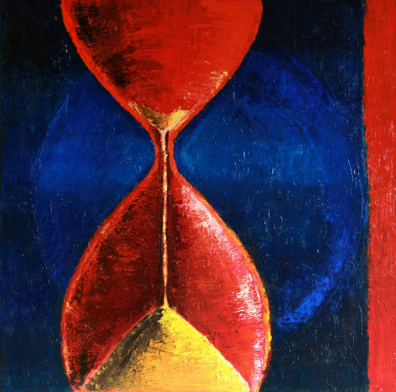 Inga Dambrauskienė tapytas paveikslas Smėlio laikrodis, Statiški paveikslai , paveikslai internetu