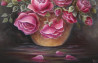 Roses original painting by Viktorija Labinaitė. Flowers