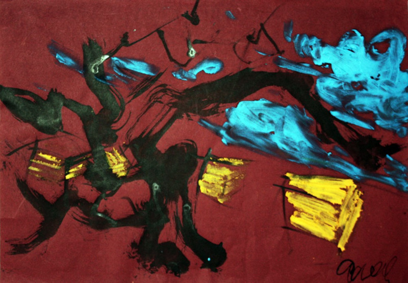 Audrius Arlauskas tapytas paveikslas Sodas, Grafika ir spauda , paveikslai internetu