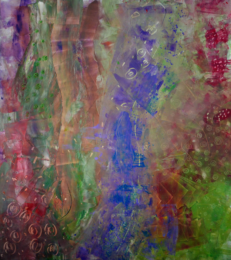 Giedrė Balčiūnaitė tapytas paveikslas Voratinklis, Abstrakti tapyba , paveikslai internetu