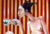 Arnoldas Švenčionis tapytas paveikslas Rytinė arbata, Tapyba aliejumi , paveikslai internetu
