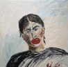 Kristina Česonytė tapytas paveikslas Išprotėjusi moteris, Tapyba su žmonėmis , paveikslai internetu
