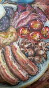 Natalija Ranceva tapytas paveikslas English Breakfast, Natiurmortas virtuvei , paveikslai internetu