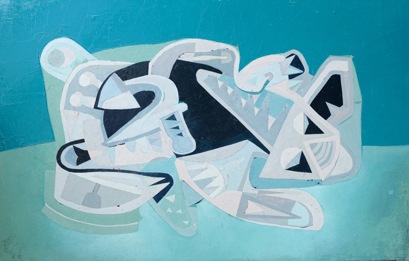Andrius Girdžijauskas tapytas paveikslas Žuvis, Abstrakti tapyba , paveikslai internetu