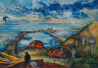Neringa original painting by Jurga Povilaitienė. Marine Art