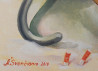 Arnoldas Švenčionis tapytas paveikslas Įvykis pajūryje, Paveikslai su vasara , paveikslai internetu