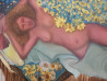 Ramunė Kliukaitė tapytas paveikslas Svajones pinsiu iš gėlių, Aktas , paveikslai internetu