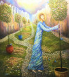 Voldemaras Valius tapytas paveikslas Sodininkas, Sakralinis , paveikslai internetu