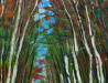 Domantas Kličius tapytas paveikslas Beržų alėja, Peizažai , paveikslai internetu