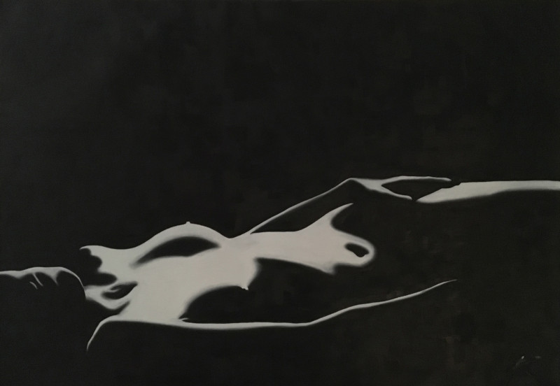 Renata Čėplaitė tapytas paveikslas Palaima, Moters grožis , paveikslai internetu