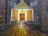 Dalius Virbickas tapytas paveikslas Paberžės Švč. Mergelės Marijos apsilankymo bažnyčia, Urbanistinė tapyba , paveikslai inte...