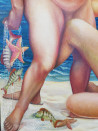 Arnoldas Švenčionis tapytas paveikslas Barakuda arba Įvykis pajūryje 2, Paveikslai su vasara , paveikslai internetu