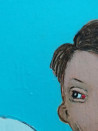 Rolana Čečkauskaitė tapytas paveikslas Laivelis II, Vaikų kambariui , paveikslai internetu