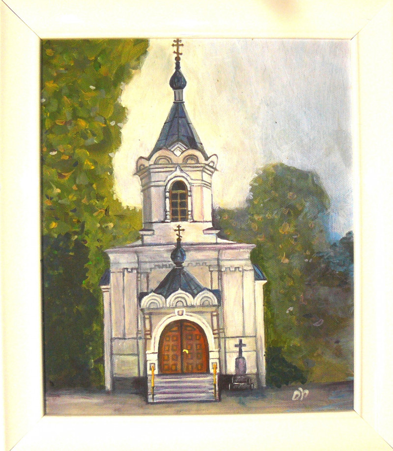 Dalius Virbickas tapytas paveikslas Kauno Kristaus Prisikėlimo cerkvė, Tapyba akrilu , paveikslai internetu