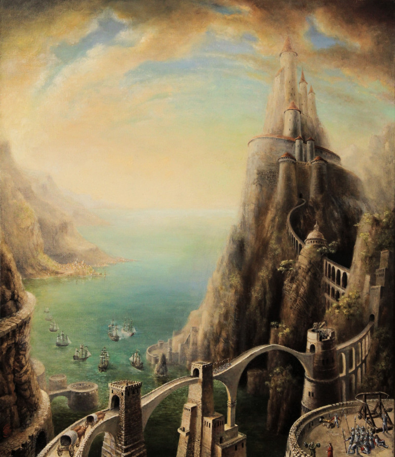 Petras Kostinas tapytas paveikslas Miela beprasmybė , Tapyba aliejumi , paveikslai internetu