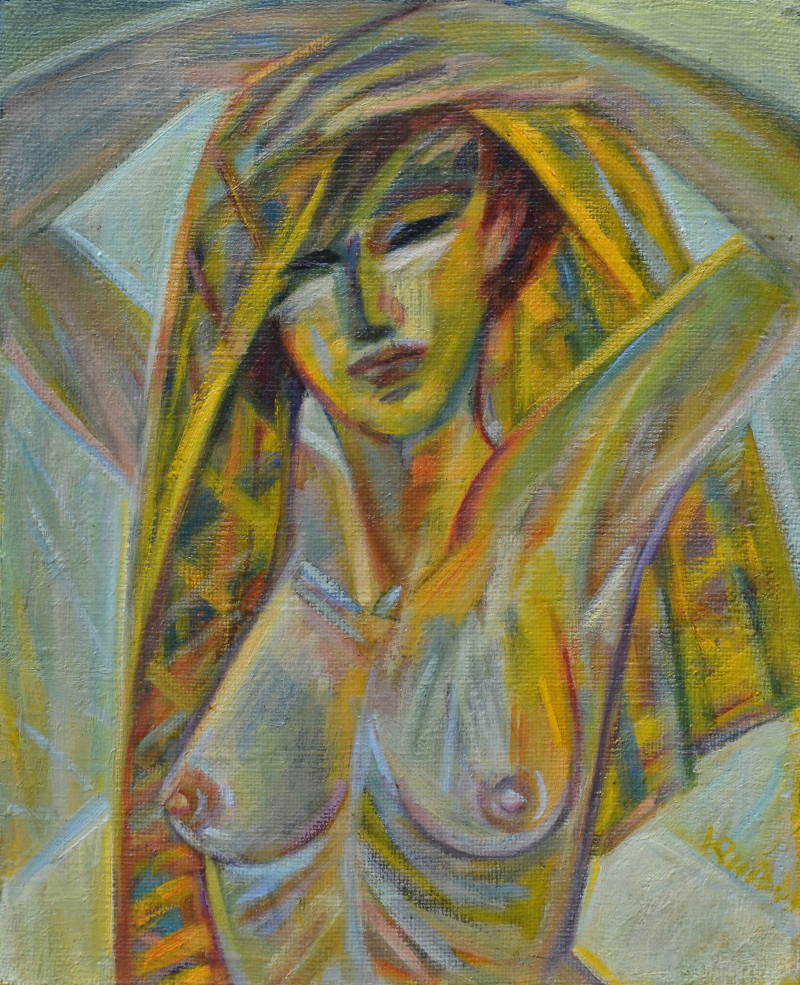 Vaidotas Ruibys tapytas paveikslas Šlapia moteris, Moters grožis , paveikslai internetu