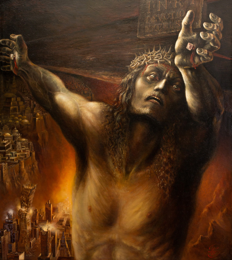 Petras Kostinas tapytas paveikslas Didysis pasiaukojimas, Sakralinis , paveikslai internetu