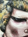 Agnė Laurinavičiūtė Liakienė tapytas paveikslas Strazdo akys, Mados iliustracija , paveikslai internetu