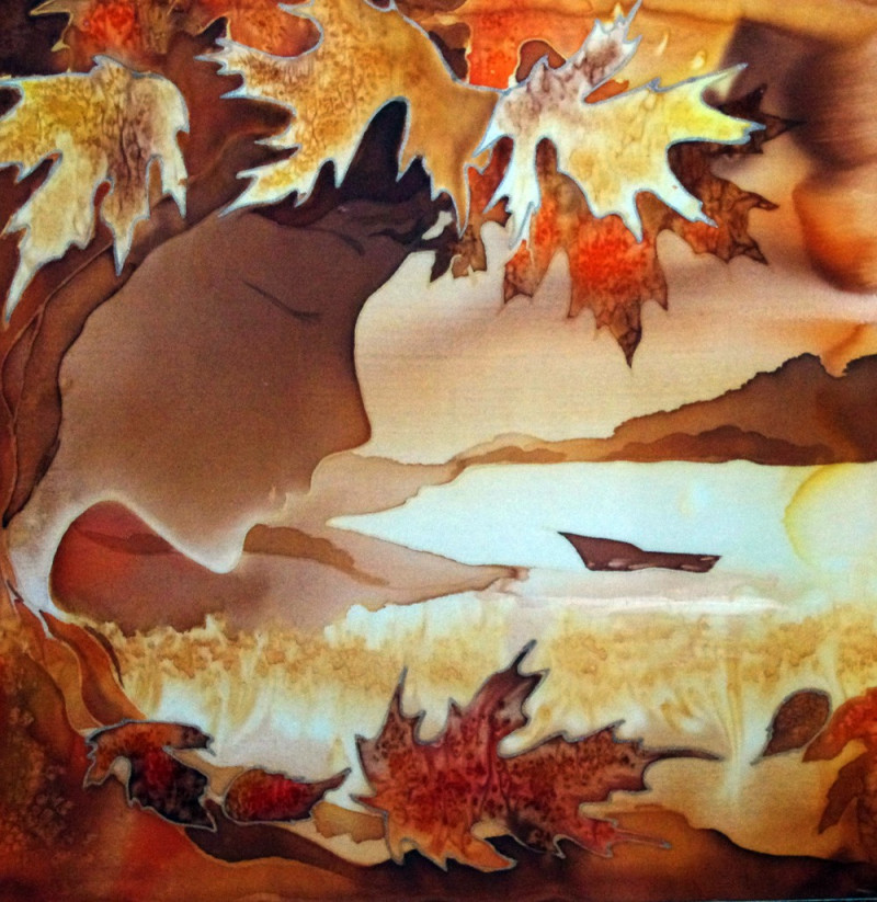 Autumn original painting by Svetlana Grigonienė. Fantastic