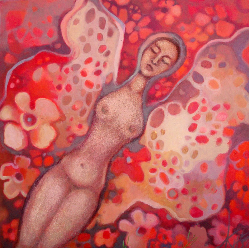 Natalija Kriščiūnienė tapytas paveikslas Mazurų meilė, Tapyba akrilu , paveikslai internetu