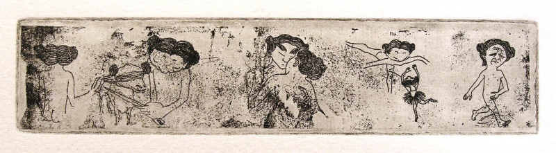 Eglė Kuckaitė tapytas paveikslas Penktoji patirtis, Miniatiūros - Maži darbai , paveikslai internetu