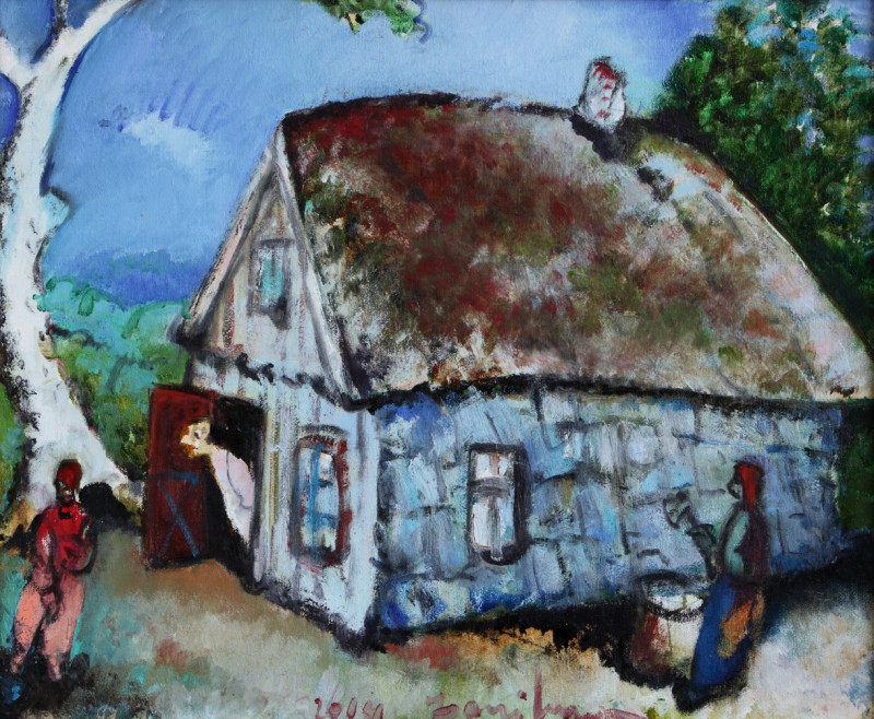 Jonas Daniliauskas tapytas paveikslas Varganas namelis, Meno kolekcionieriams , paveikslai internetu