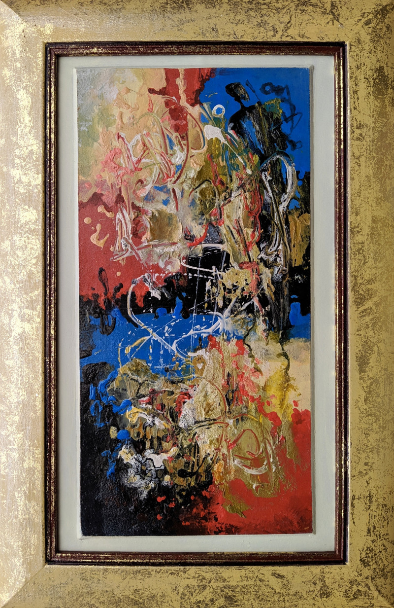 Arūnas Miliukas tapytas paveikslas Judesio raiška, Abstrakti tapyba , paveikslai internetu