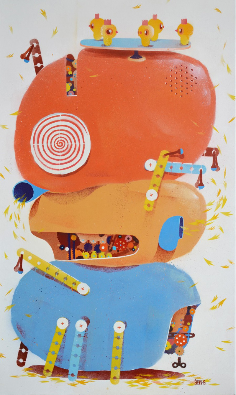 Artur Širin tapytas paveikslas Lapės spąstai, Animalistiniai paveikslai , paveikslai internetu