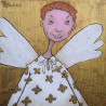 Angel original painting by Rolana Čečkauskaitė. Angels