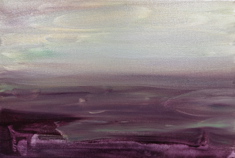 Saulė Želnytė tapytas paveikslas Bordinė jūra, Miniatiūros - Maži darbai , paveikslai internetu