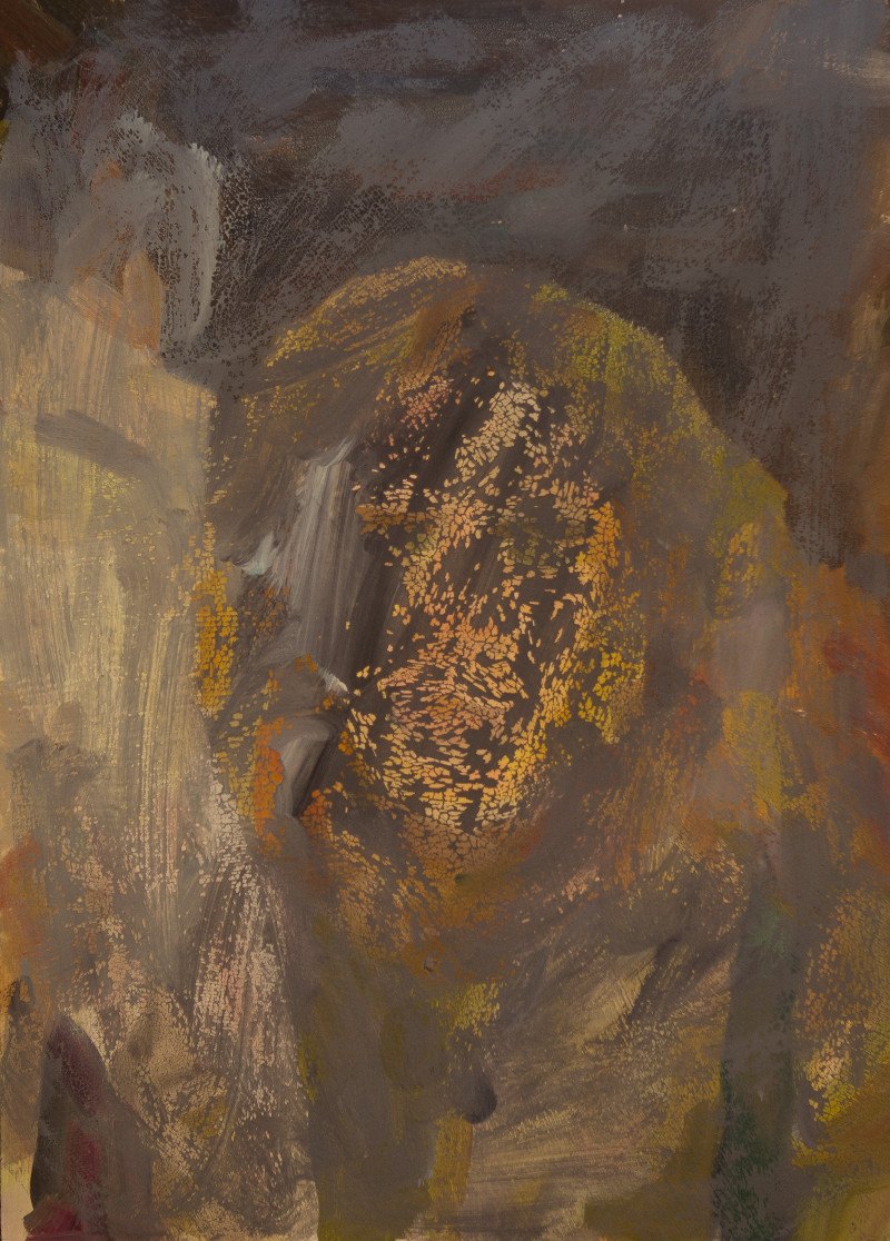 Birutė Paplauskaitė tapytas paveikslas Autoportretas, Abstrakti tapyba , paveikslai internetu