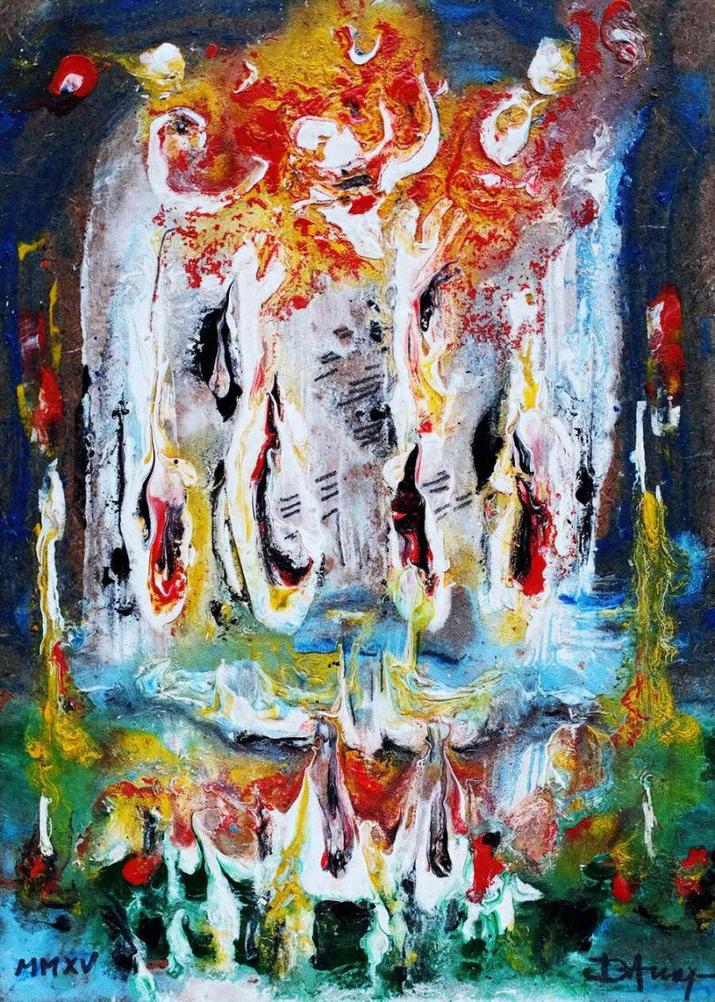 MMXV original painting by Danas Andriulionis. Abstract Paintings