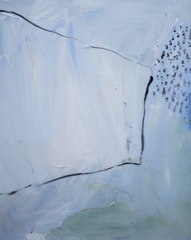 Birutė Paplauskaitė tapytas paveikslas Balta abstrakcija, Abstrakti tapyba , paveikslai internetu