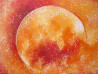 Moon for two original painting by Viktorija Labinaitė. Valentines day