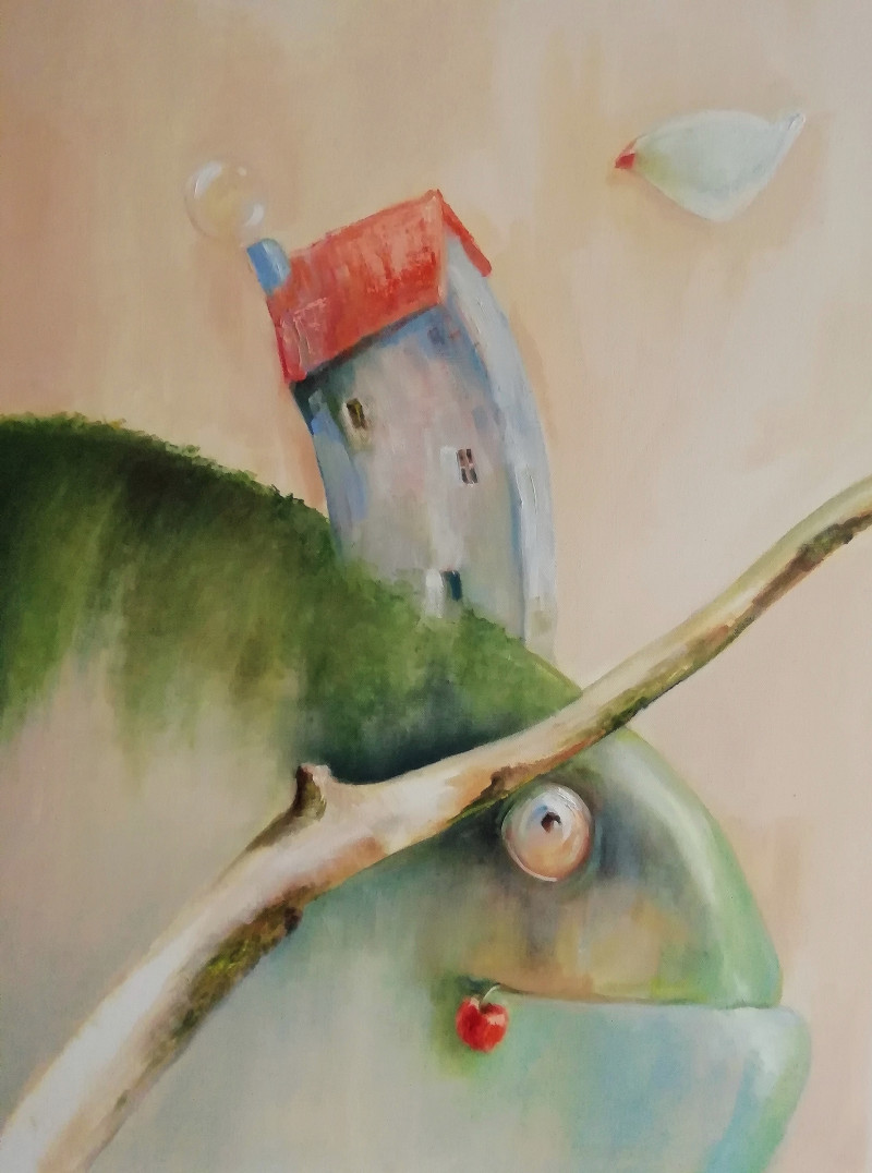 Aurelija Filipauskytė tapytas paveikslas Ryškios gyvenimo spalvos, Vaikų kambariui , paveikslai internetu