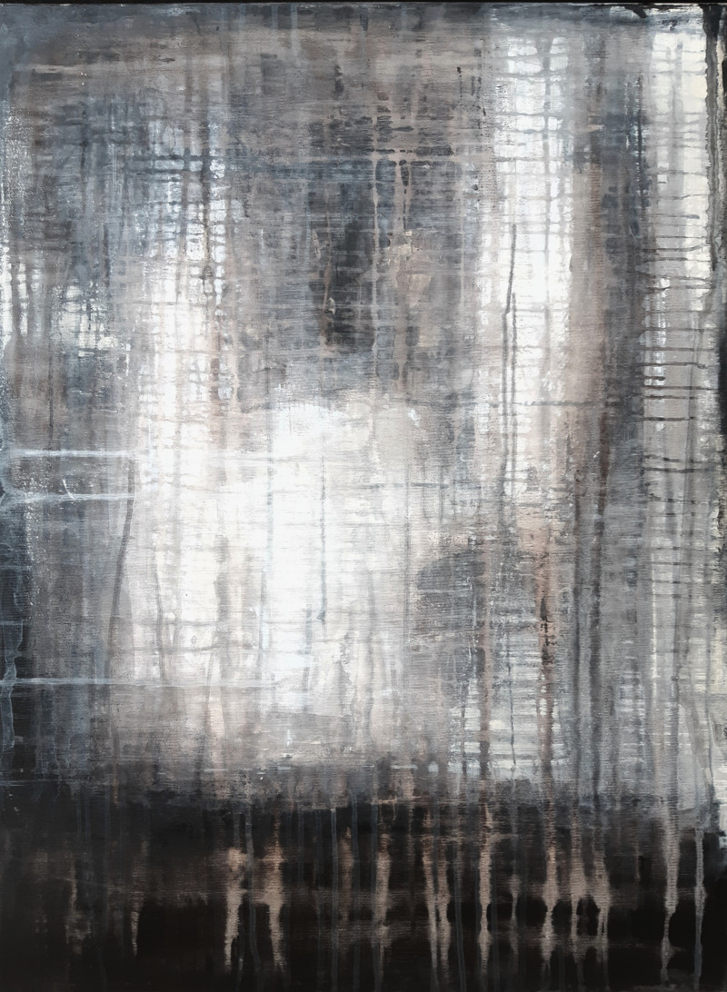Egidijus Dapšas tapytas paveikslas Žvakės šviesoje, Abstrakti tapyba , paveikslai internetu