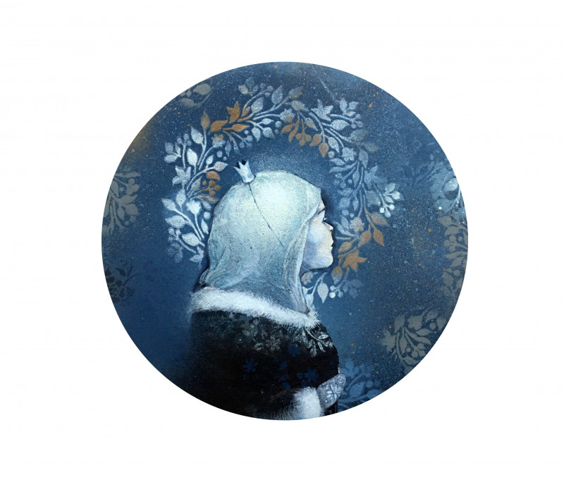 Gražvyda Andrijauskaitė tapytas paveikslas Žiema, Meno kolekcionieriams , paveikslai internetu