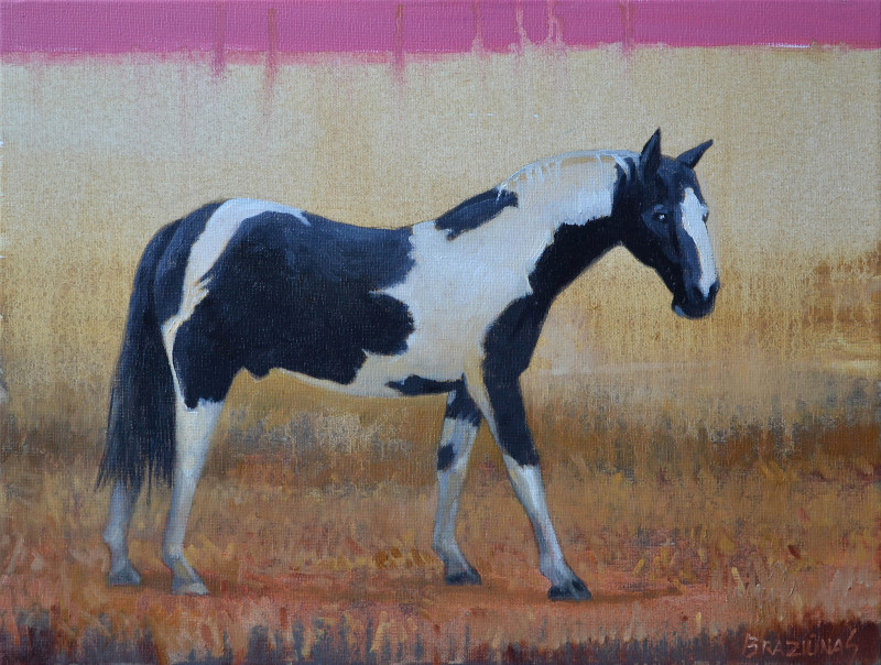 Artūras Braziūnas tapytas paveikslas Keršas, Animalistiniai paveikslai , paveikslai internetu
