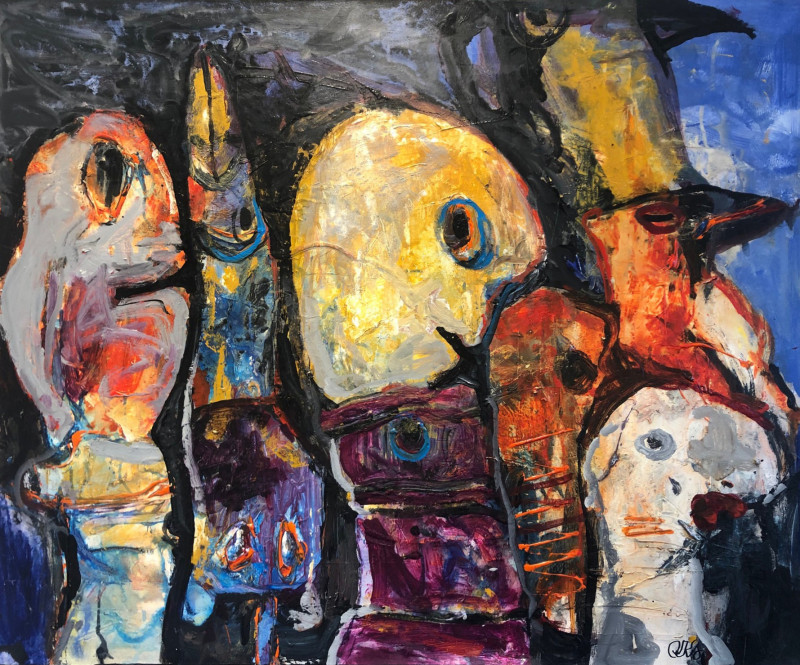 Vilius-Ksaveras Slavinskas tapytas paveikslas Tokie, Išlaisvinta fantazija , paveikslai internetu